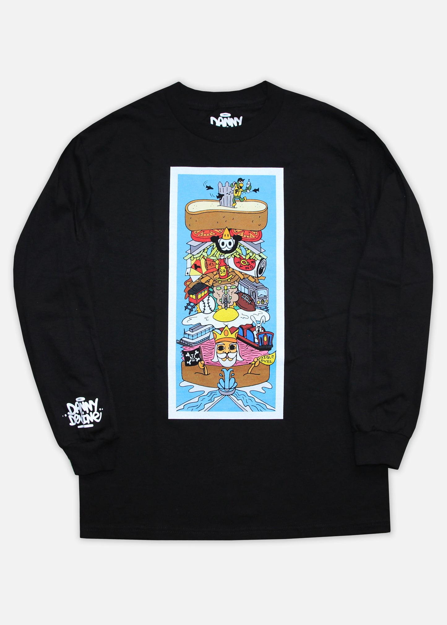 Sandwich LS Tee - Black