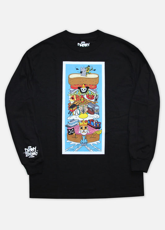 Sandwich LS Tee - Black