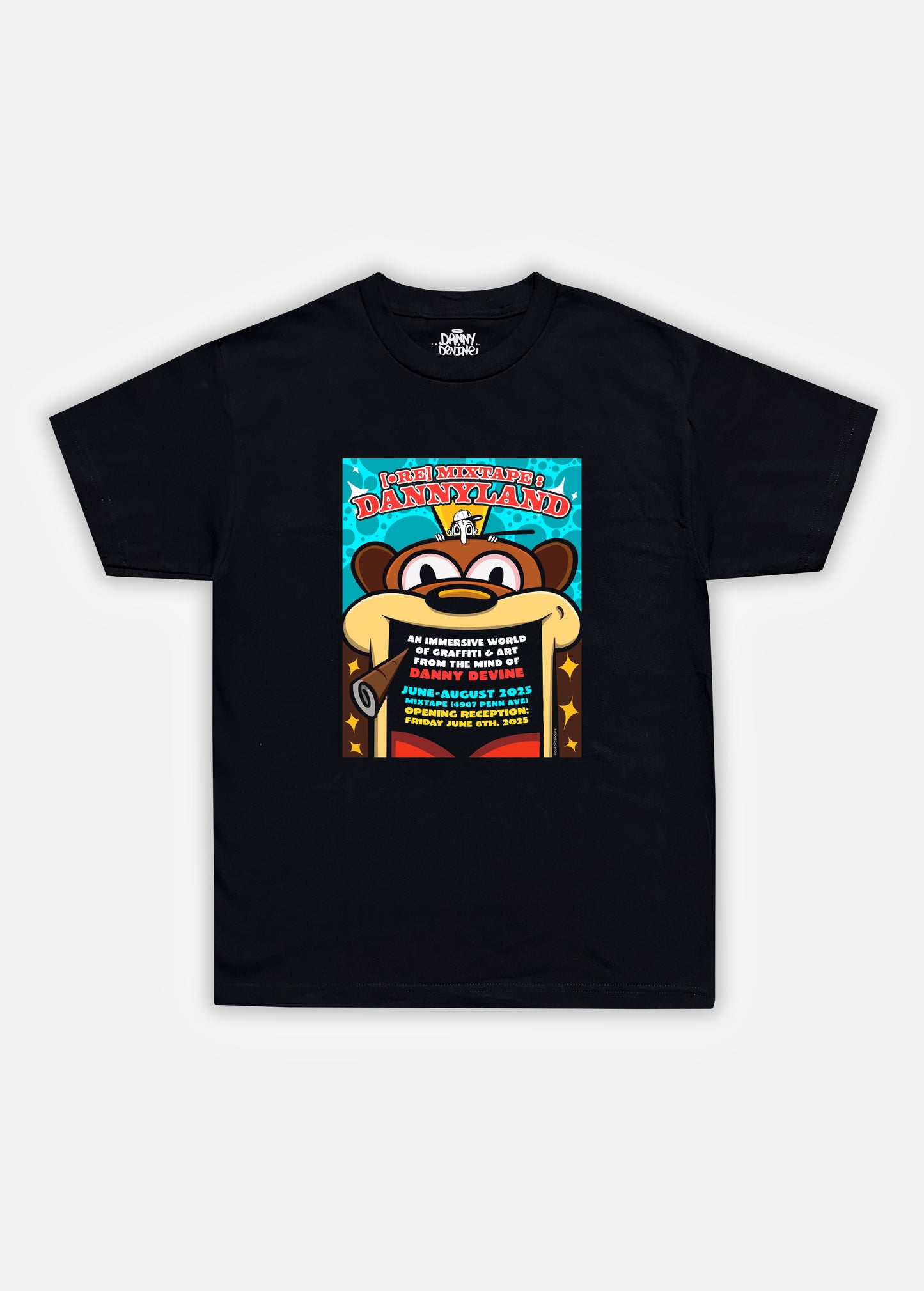 'Dannyland' Flyer Tee - Black