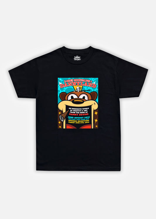 'Dannyland' Flyer Tee - Black
