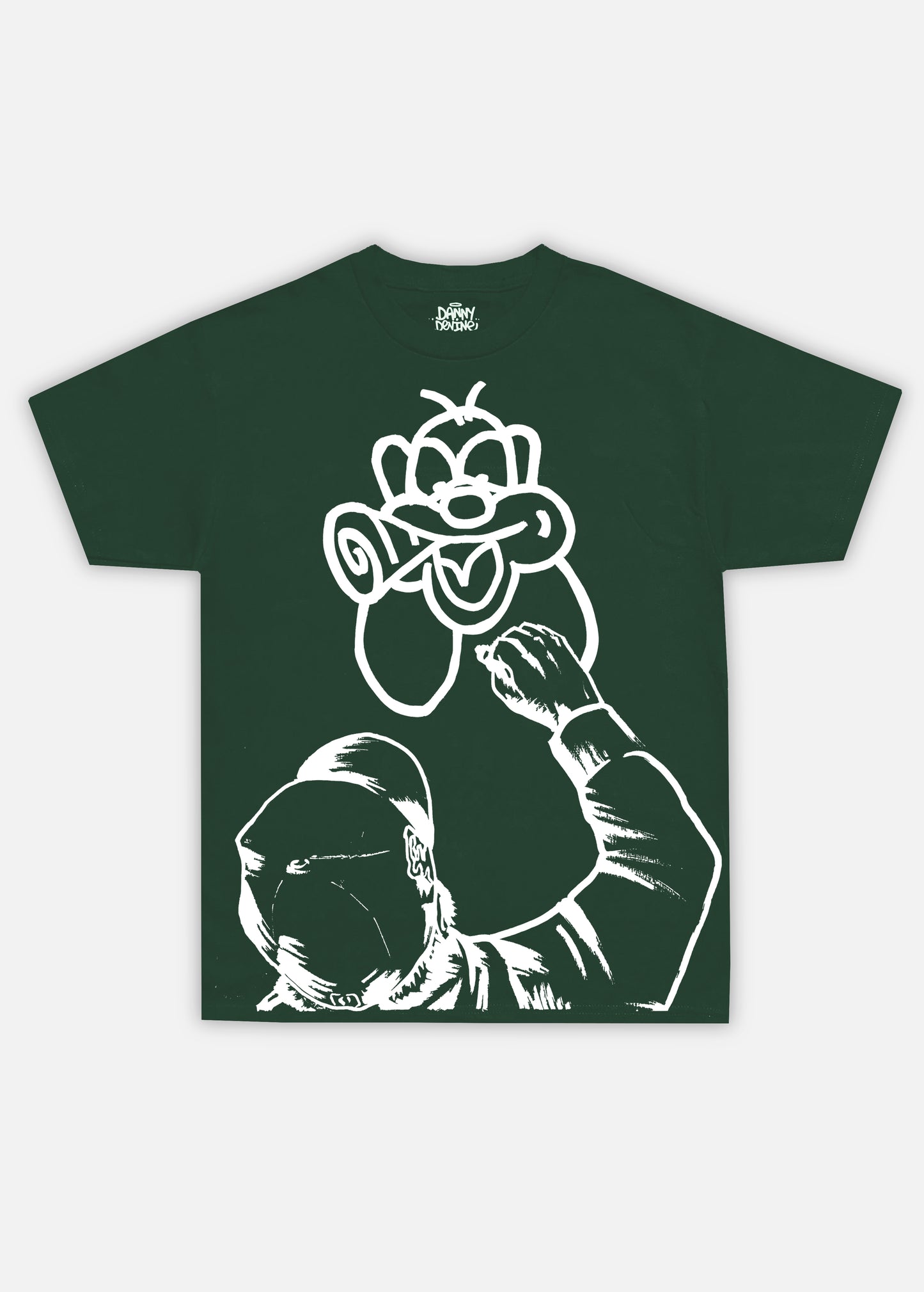 'Moniker' Tee - Forest Green