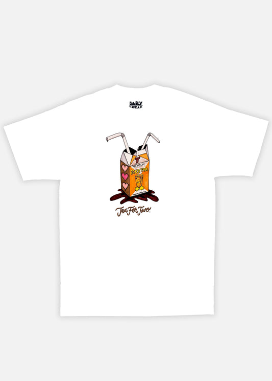 Tea For Two Tee - White