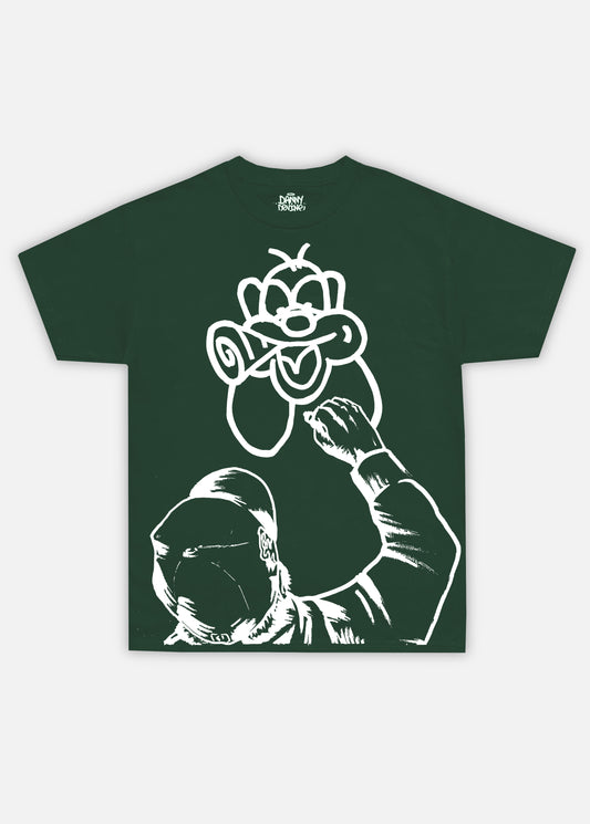 'Moniker' Tee - Forest Green