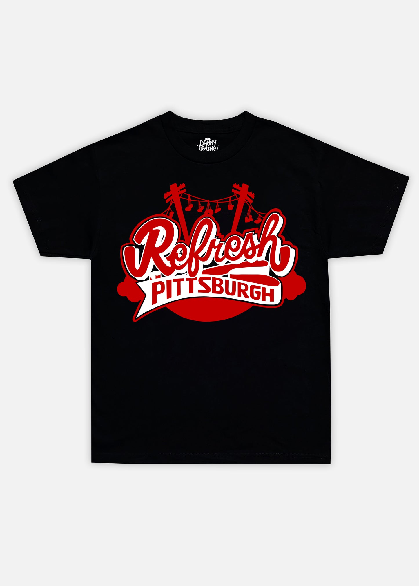 'Refresh Pittsburgh' Tee - Black
