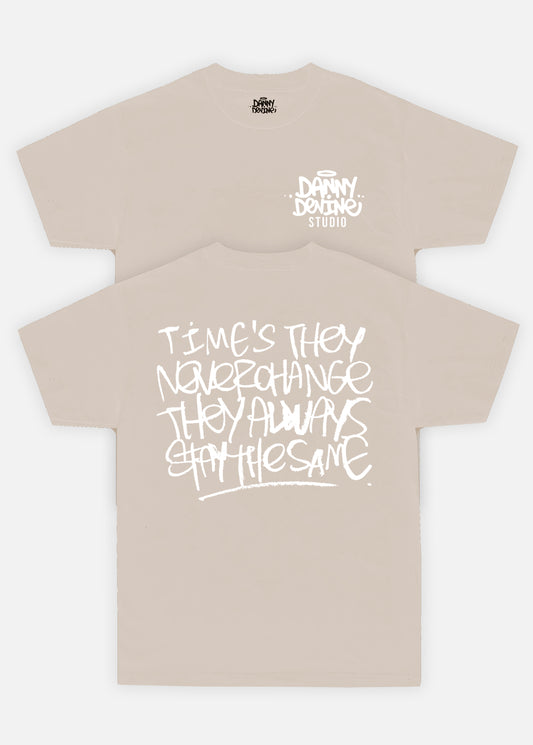 'Stay The Same' Tee - Tan
