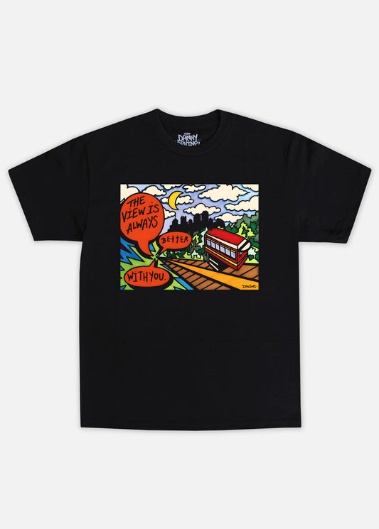View Is Always Better Tee - Black